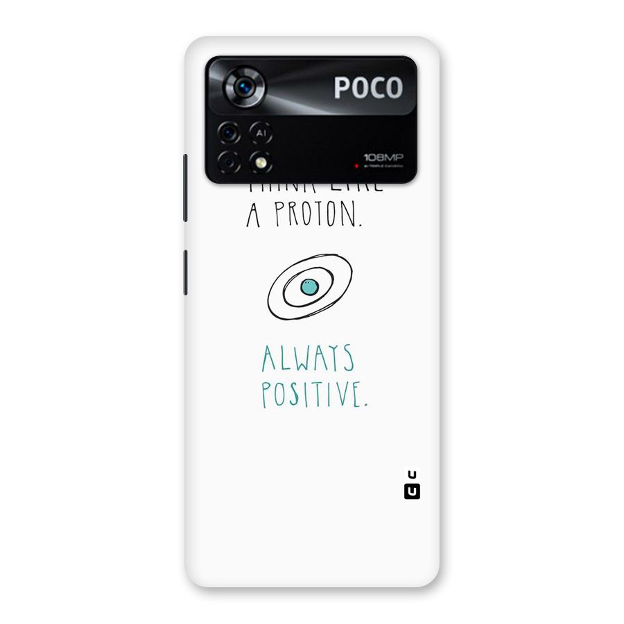 Proton Positive Back Case for Poco X4 Pro 5G