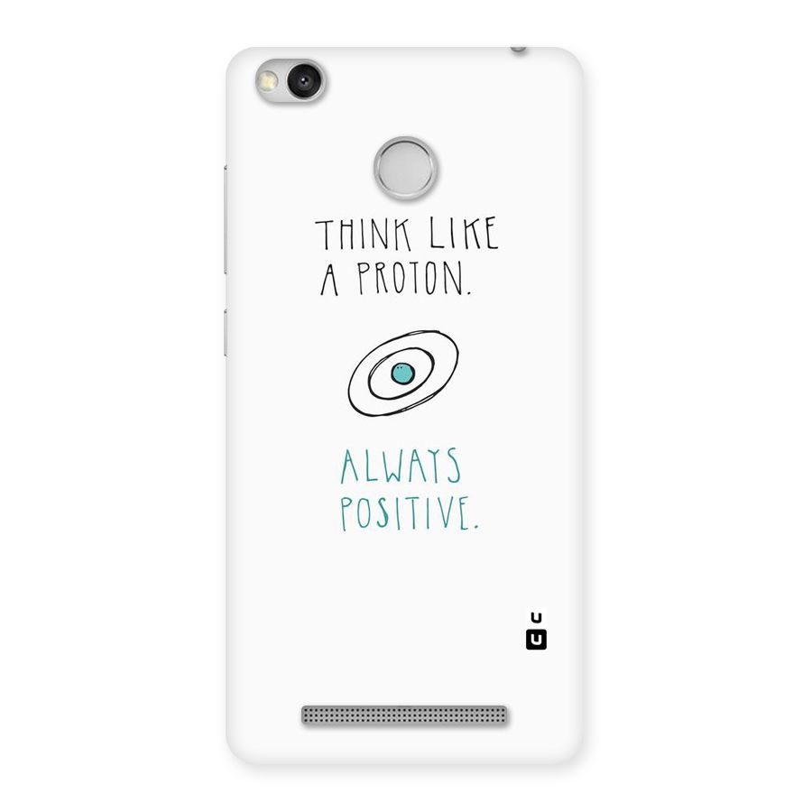 Proton Positive Back Case for Redmi 3S Prime