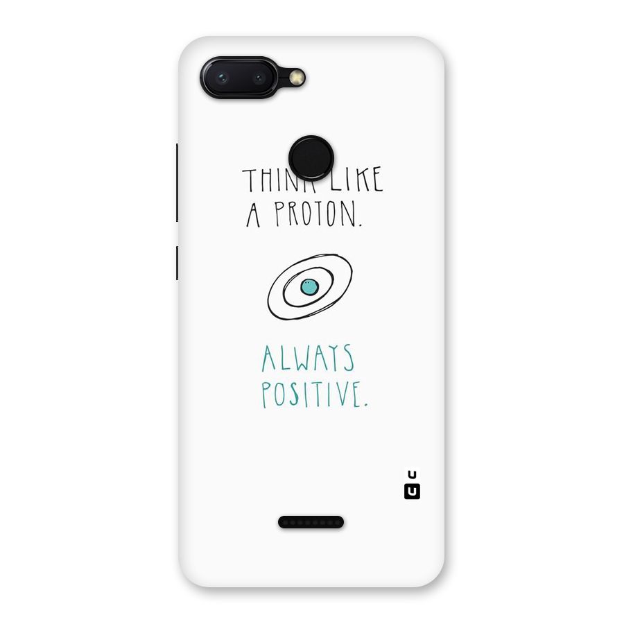 Proton Positive Back Case for Redmi 6
