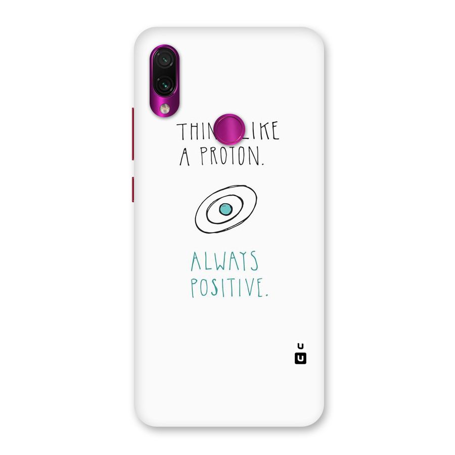 Proton Positive Back Case for Redmi Note 7 Pro