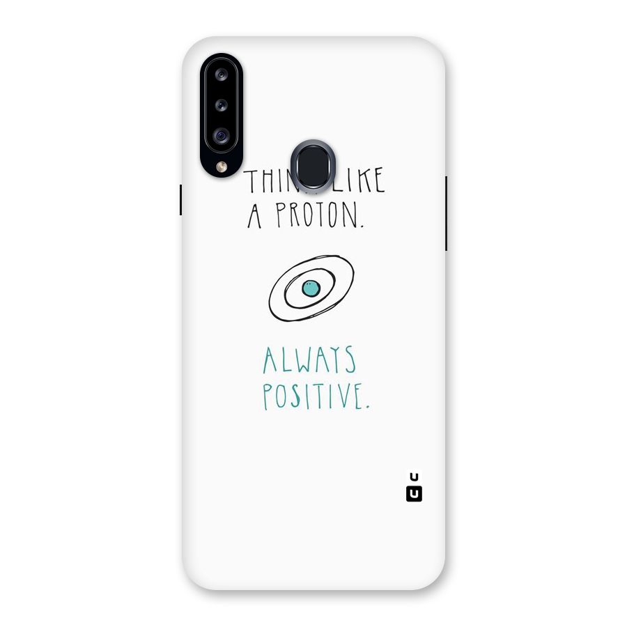 Proton Positive Back Case for Samsung Galaxy A20s