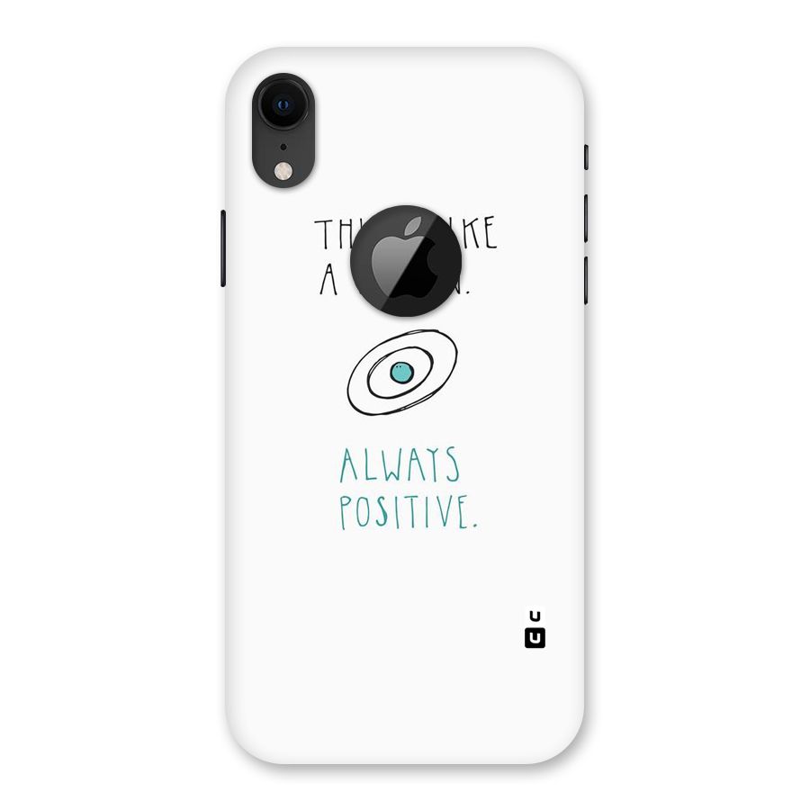 Proton Positive Back Case for iPhone XR Logo Cut
