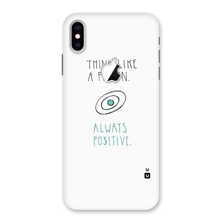 Proton Positive Back Case for iPhone XS Max Apple Cut