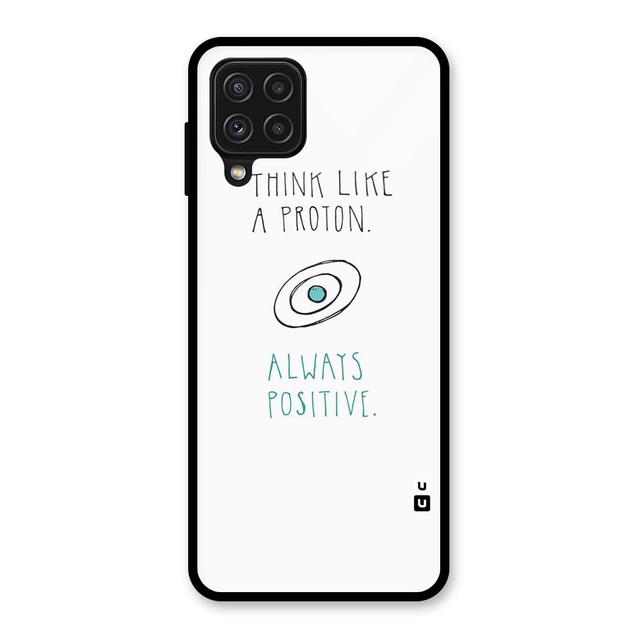Proton Positive Glass Back Case for Galaxy A22 4G