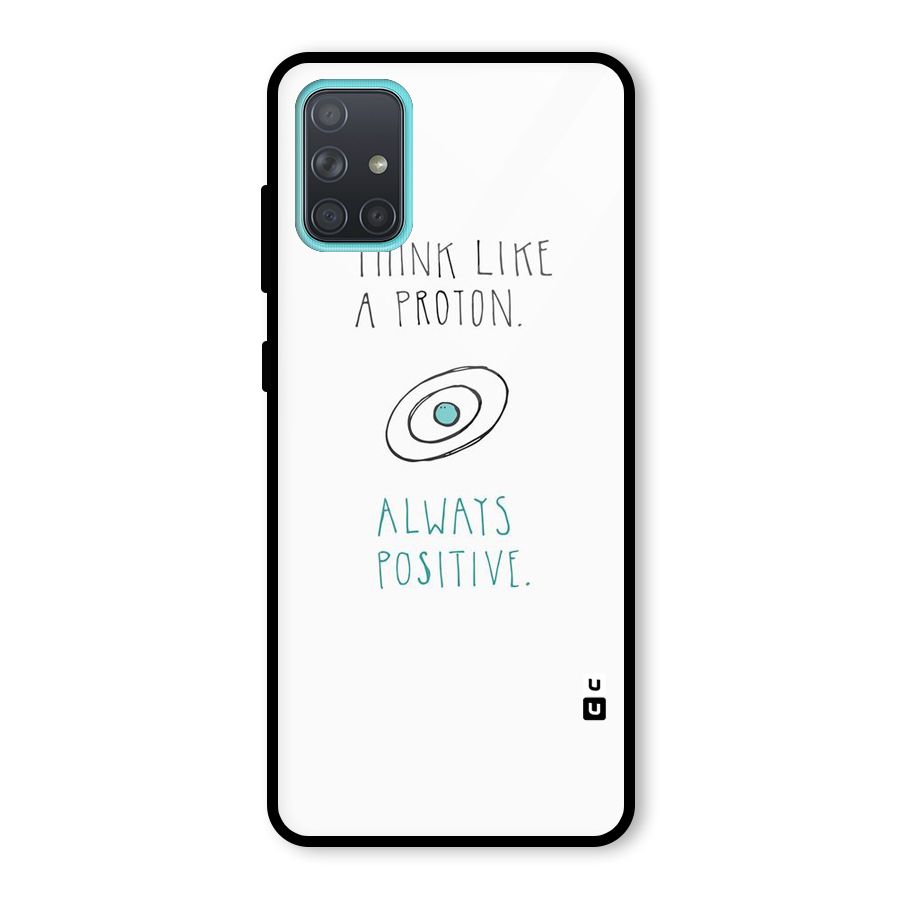Proton Positive Glass Back Case for Galaxy A71