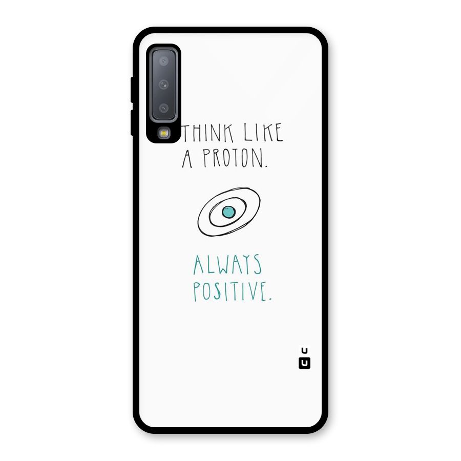 Proton Positive Glass Back Case for Galaxy A7 (2018)
