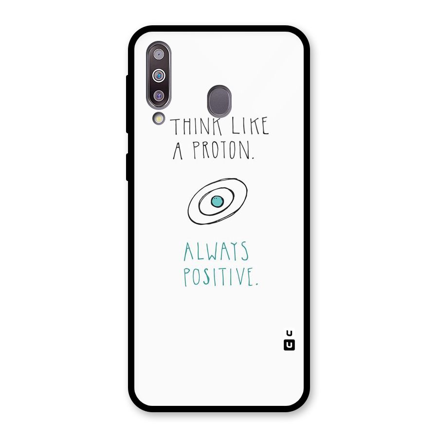 Proton Positive Glass Back Case for Galaxy M30