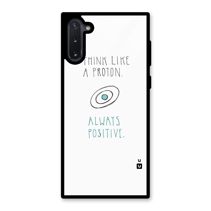 Proton Positive Glass Back Case for Galaxy Note 10