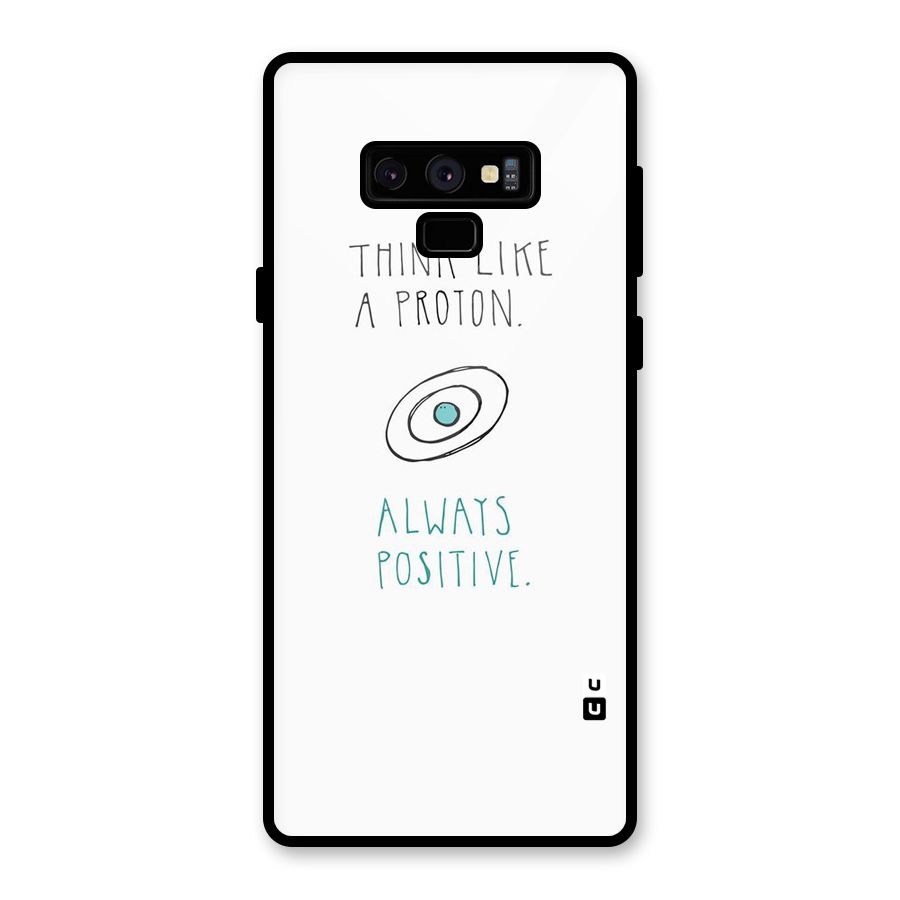 Proton Positive Glass Back Case for Galaxy Note 9