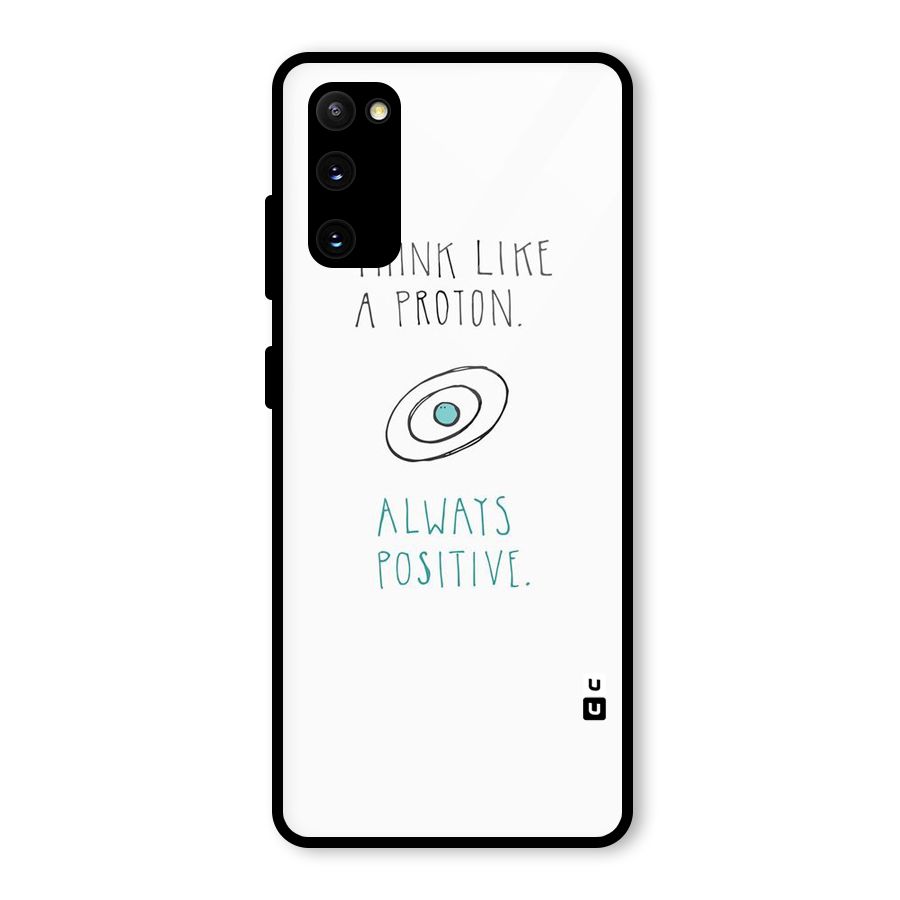Proton Positive Glass Back Case for Galaxy S20 FE 5G