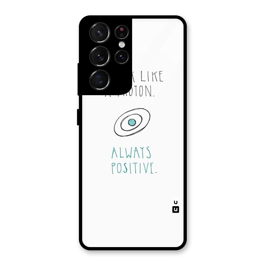 Proton Positive Glass Back Case for Galaxy S21 Ultra 5G