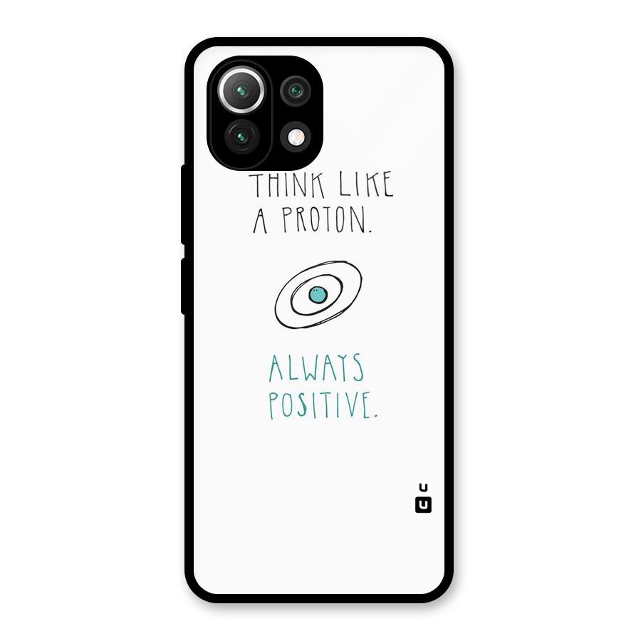 Proton Positive Glass Back Case for Mi 11 Lite