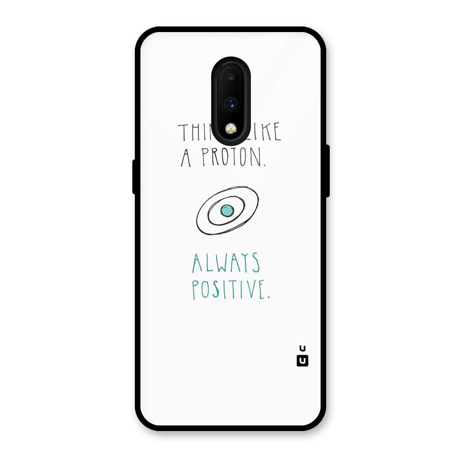 Proton Positive Glass Back Case for OnePlus 7