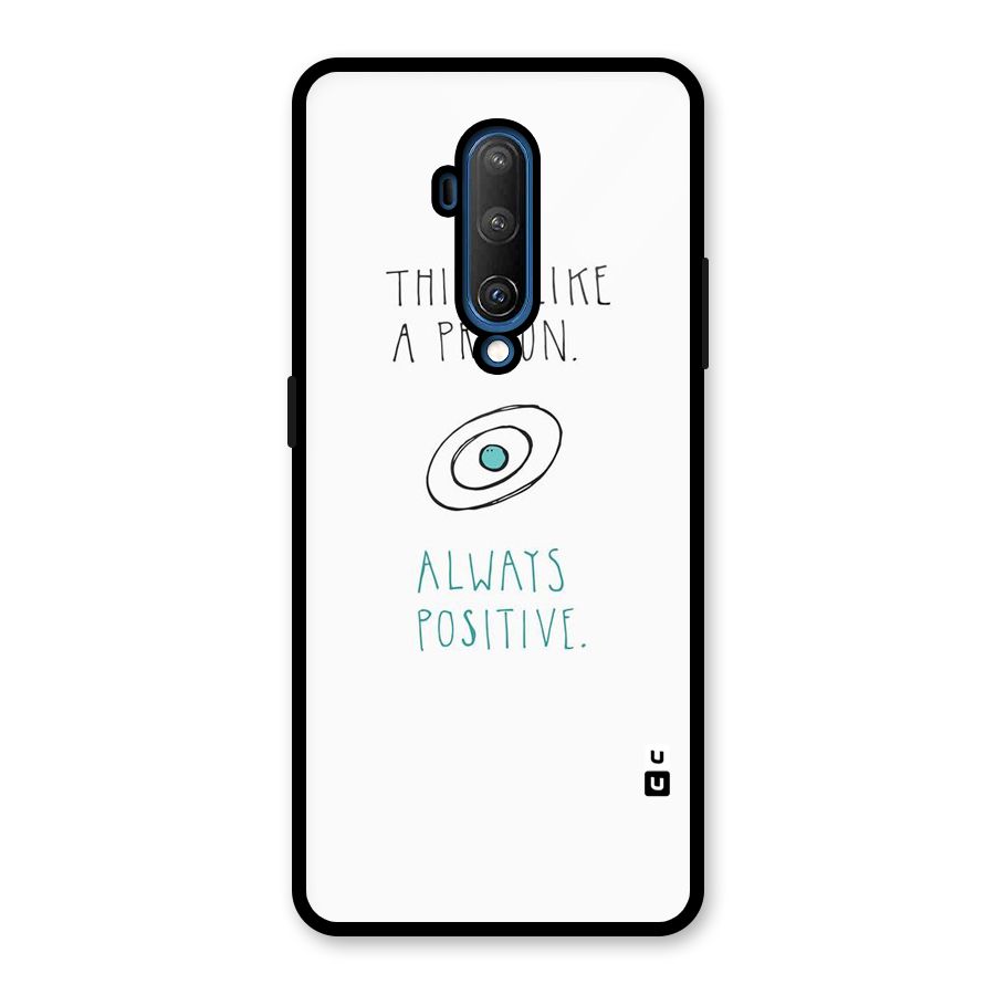 Proton Positive Glass Back Case for OnePlus 7T Pro