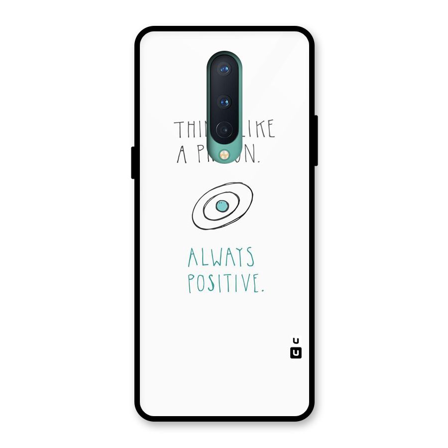 Proton Positive Glass Back Case for OnePlus 8