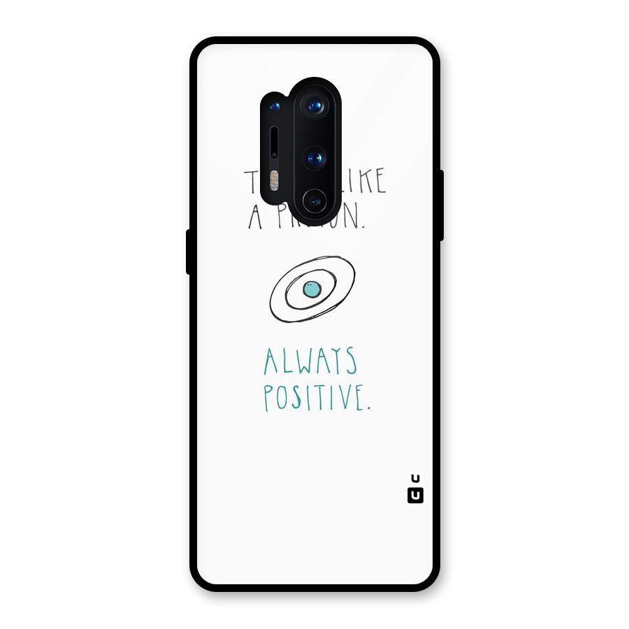 Proton Positive Glass Back Case for OnePlus 8 Pro