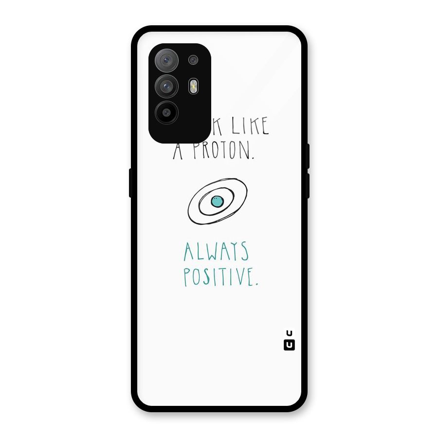 Proton Positive Glass Back Case for Oppo F19 Pro Plus 5G