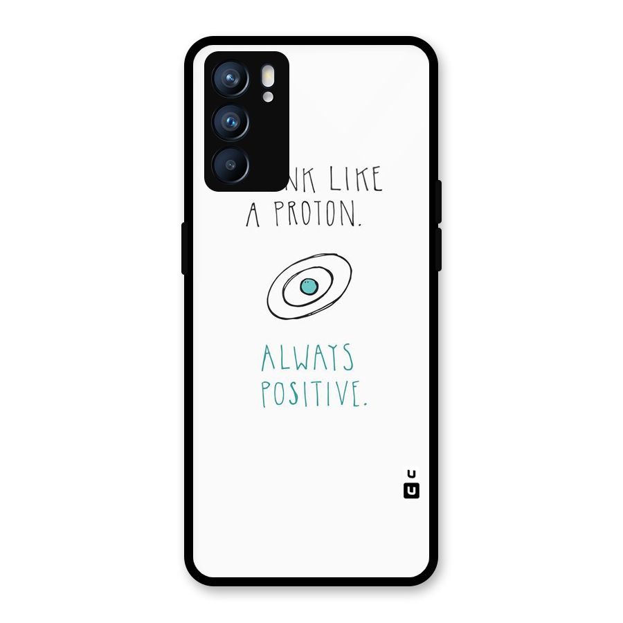 Proton Positive Glass Back Case for Oppo Reno6 5G