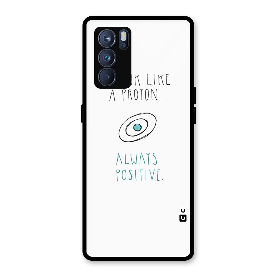 Proton Positive Glass Back Case for Oppo Reno6 Pro 5G