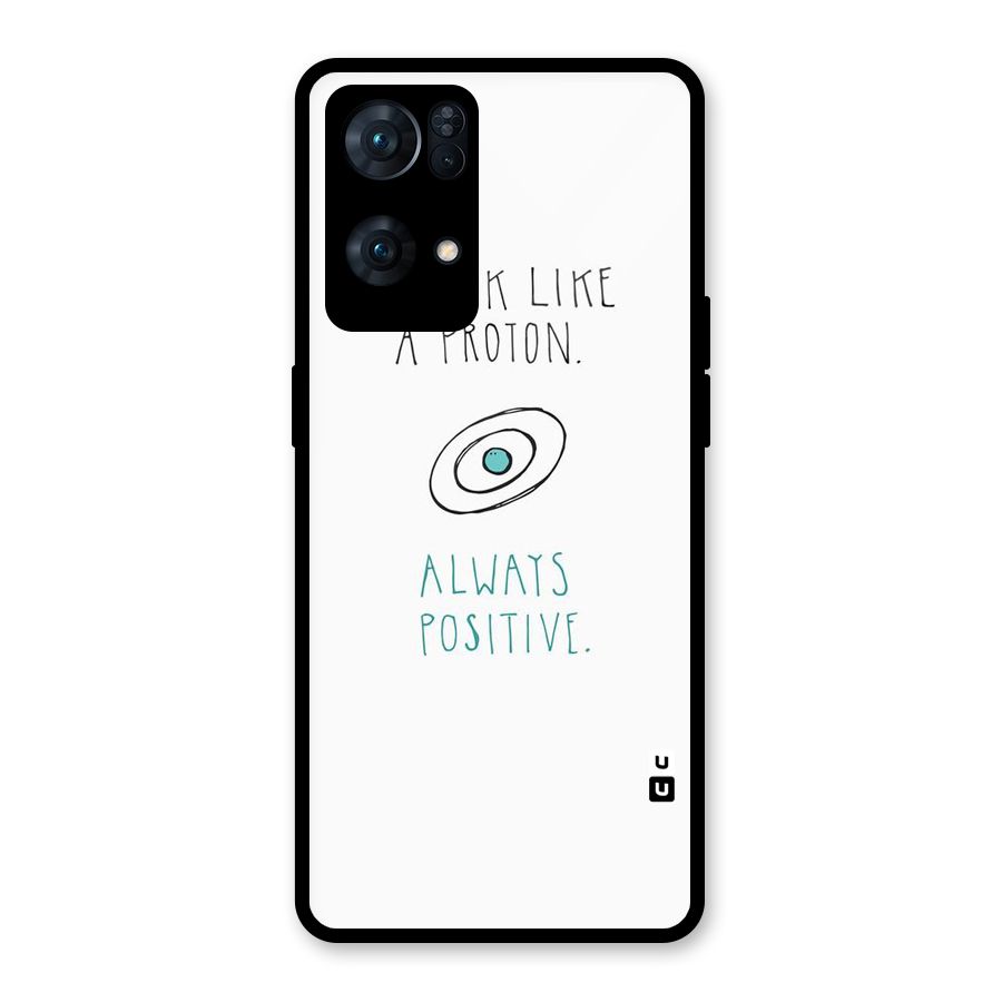 Proton Positive Glass Back Case for Oppo Reno7 Pro 5G
