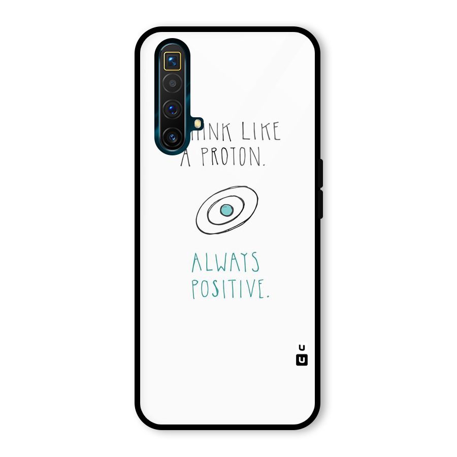 Proton Positive Glass Back Case for Realme X3