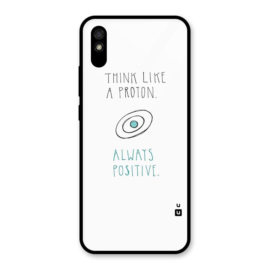 Proton Positive Glass Back Case for Redmi 9A