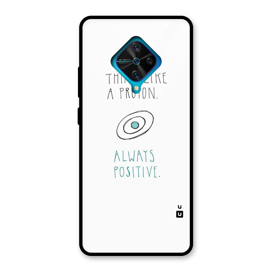 Proton Positive Glass Back Case for Vivo S1 Pro