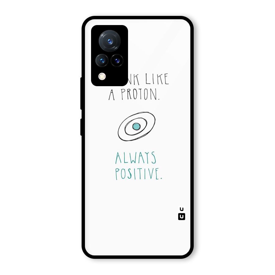 Proton Positive Glass Back Case for Vivo V21 5G