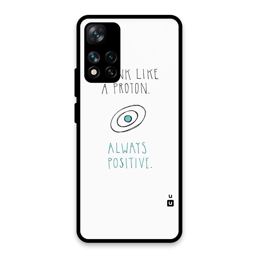 Proton Positive Glass Back Case for Xiaomi 11i HyperCharge 5G