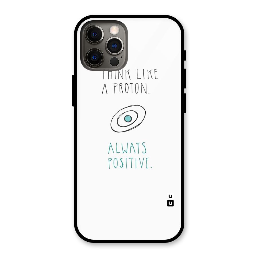 Proton Positive Glass Back Case for iPhone 12 Pro