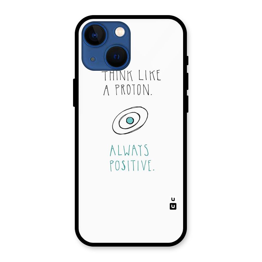 Proton Positive Glass Back Case for iPhone 13 Mini