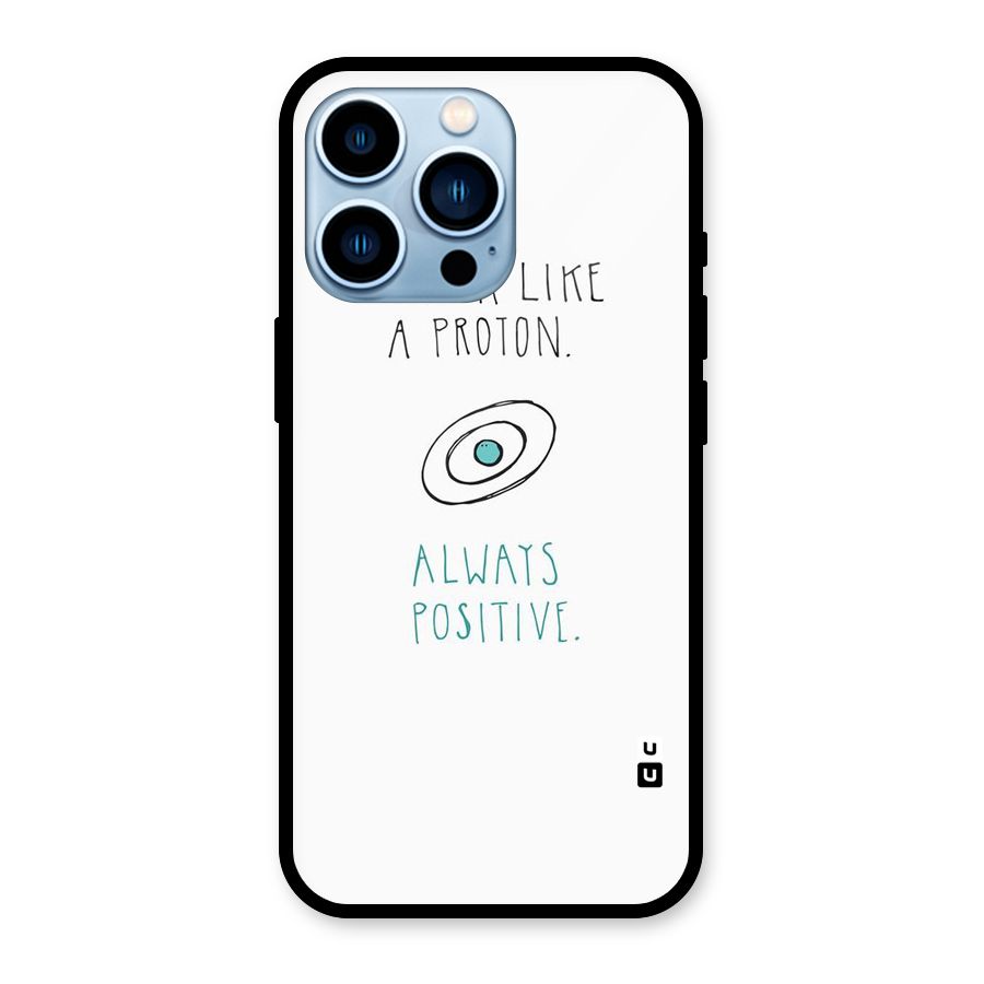 Proton Positive Glass Back Case for iPhone 13 Pro