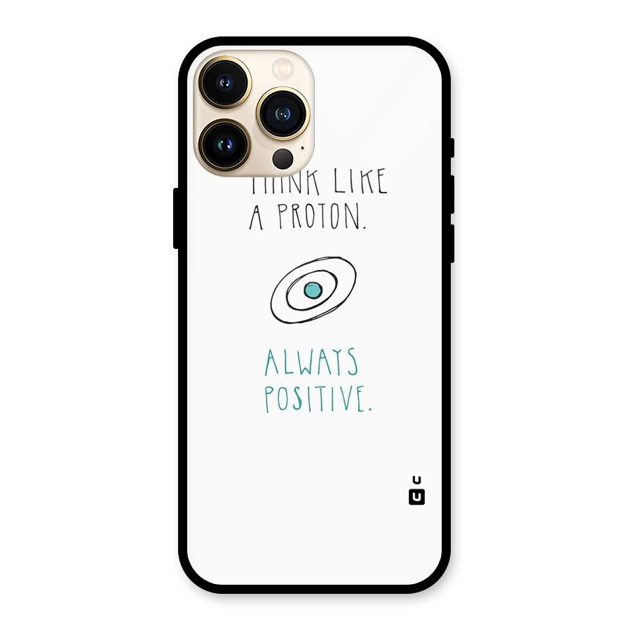 Proton Positive Glass Back Case for iPhone 13 Pro Max