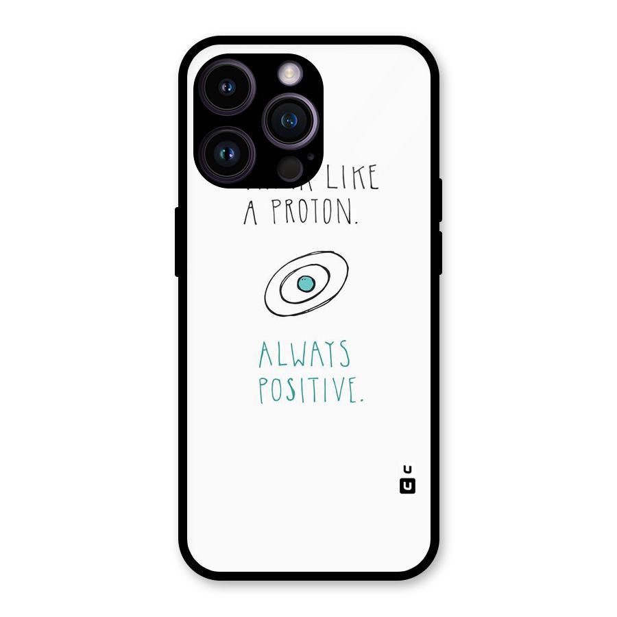 Proton Positive Glass Back Case for iPhone 14 Pro Max