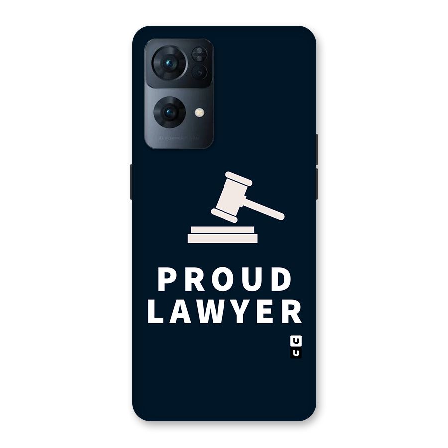 Proud Lawyer Back Case for Oppo Reno7 Pro 5G