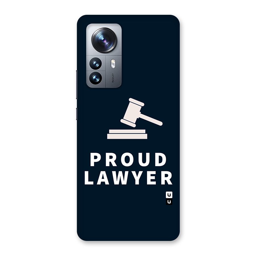 Proud Lawyer Back Case for Xiaomi 12 Pro