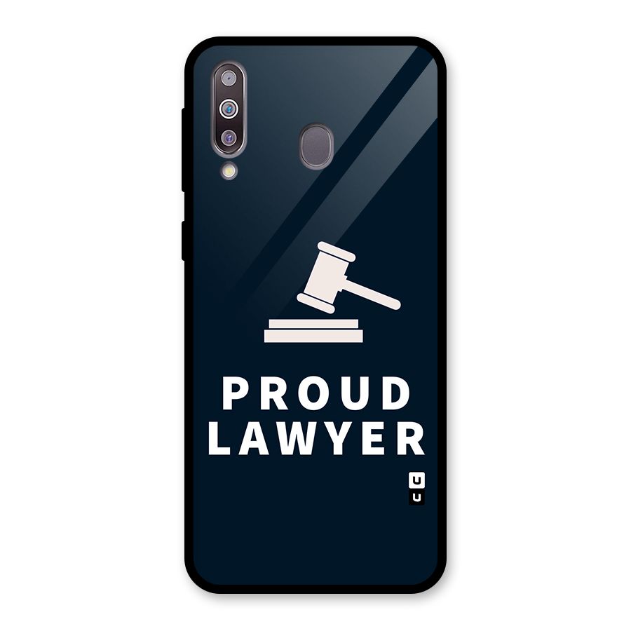 Proud Lawyer Glass Back Case for Galaxy M30
