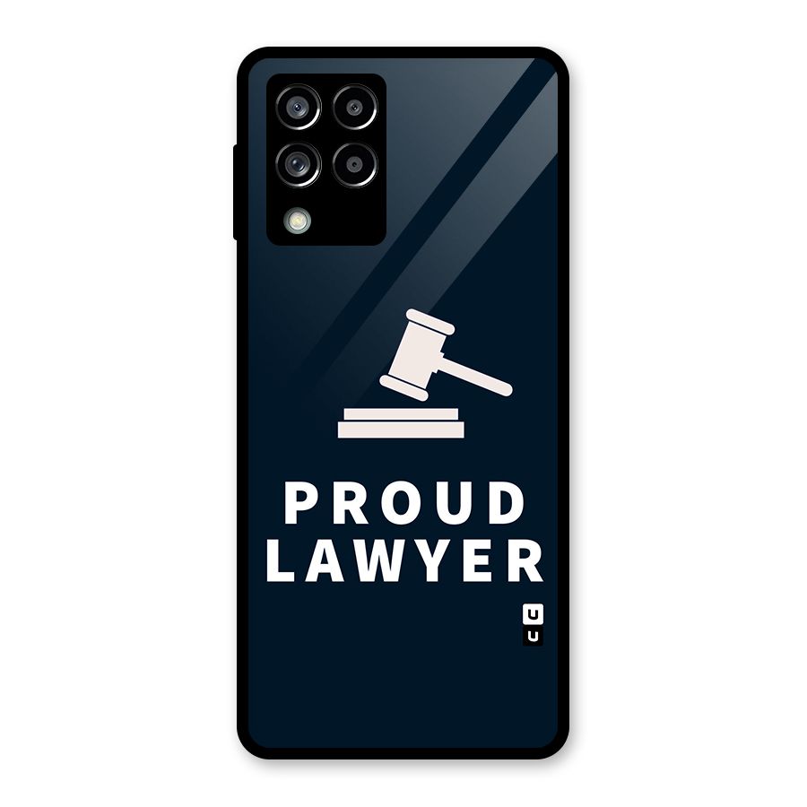 Proud Lawyer Glass Back Case for Galaxy M53 5G