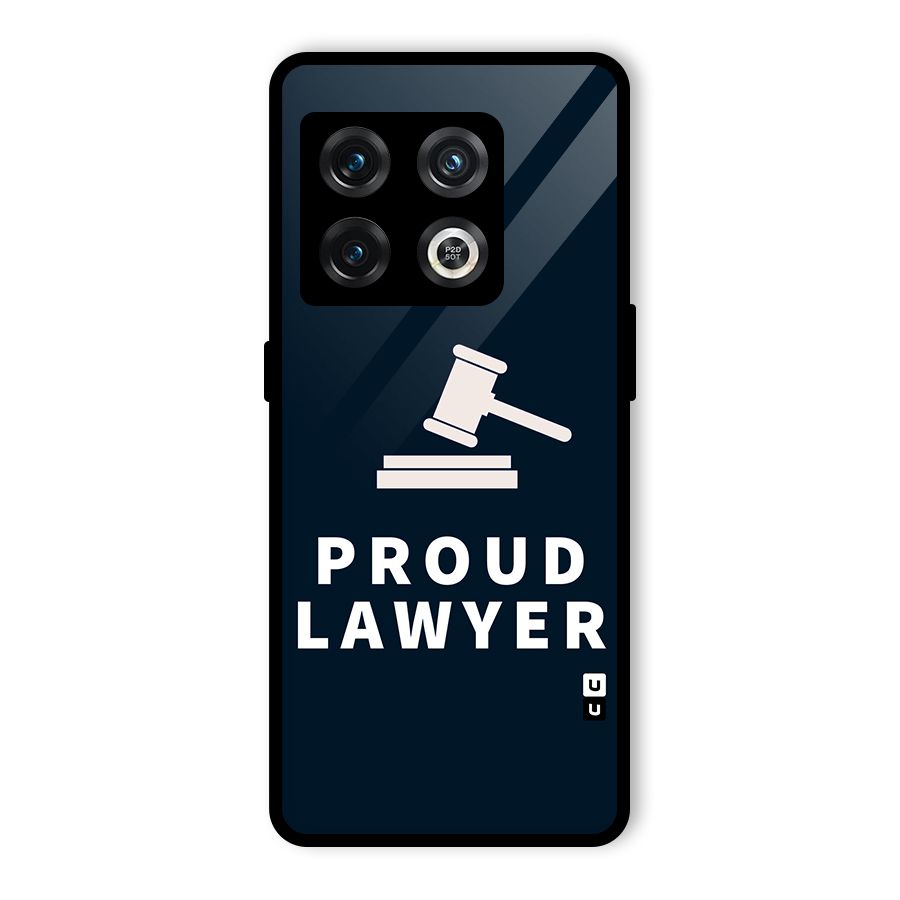 Proud Lawyer Glass Back Case for OnePlus 10 Pro 5G