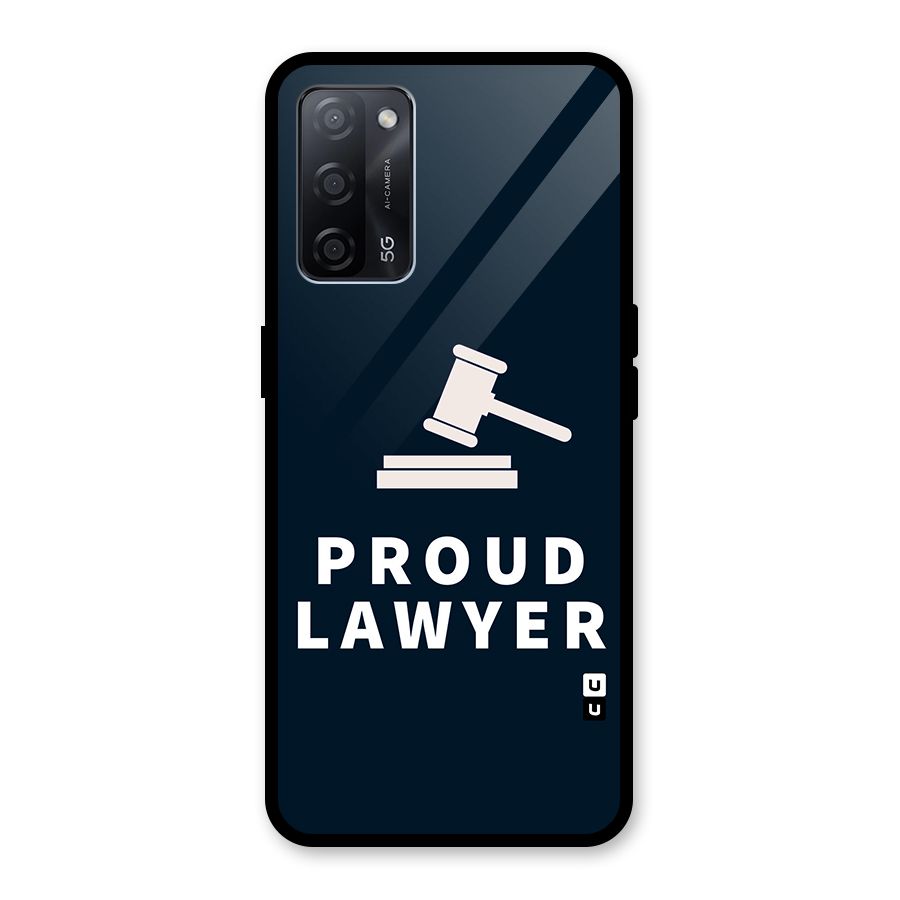 Proud Lawyer Glass Back Case for Oppo A53s 5G