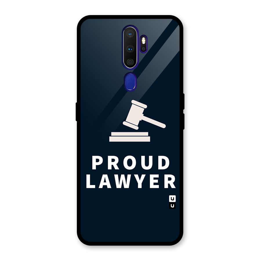 Proud Lawyer Glass Back Case for Oppo A9 (2020)