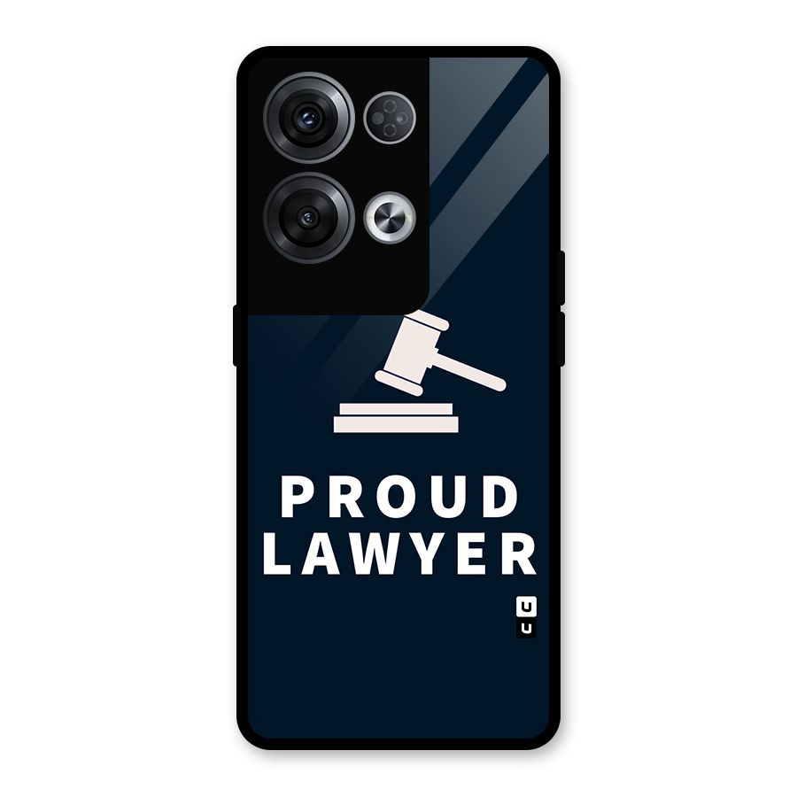 Proud Lawyer Glass Back Case for Oppo Reno8 Pro 5G