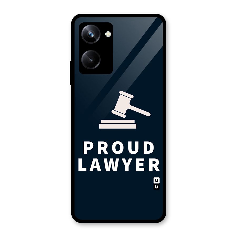 Proud Lawyer Glass Back Case for Realme 10 Pro