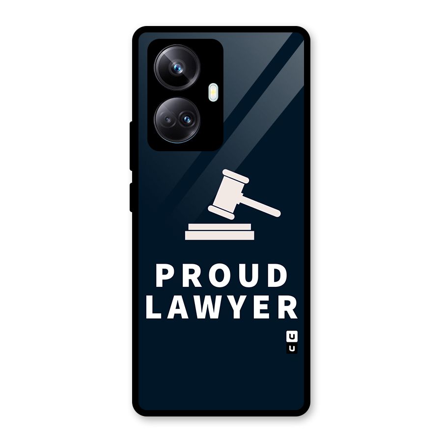 Proud Lawyer Glass Back Case for Realme 10 Pro Plus