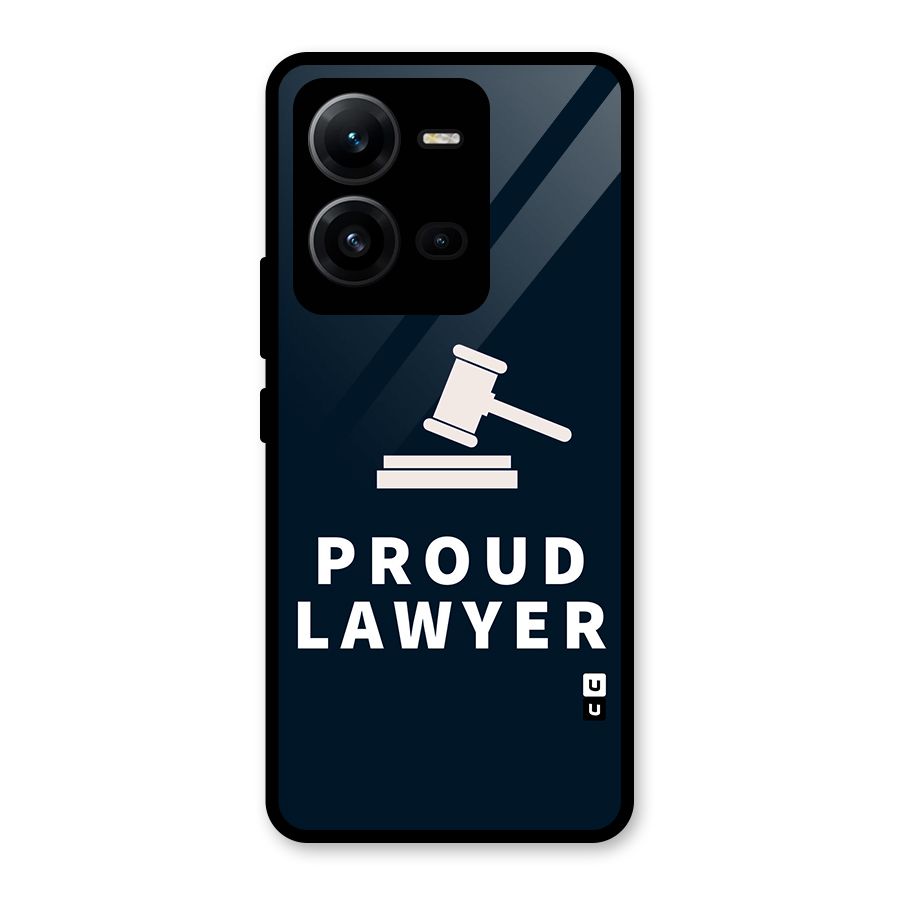 Proud Lawyer Glass Back Case for Vivo V25