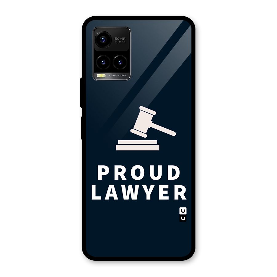 Proud Lawyer Glass Back Case for Vivo Y21A