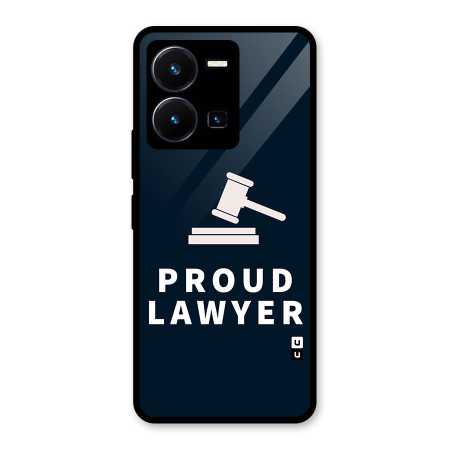 Proud Lawyer Glass Back Case for Vivo Y35