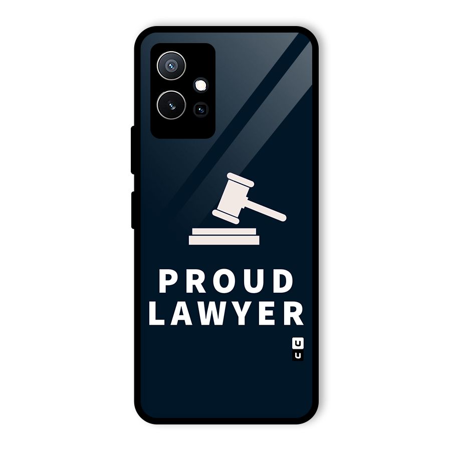 Proud Lawyer Glass Back Case for Vivo Y75 5G