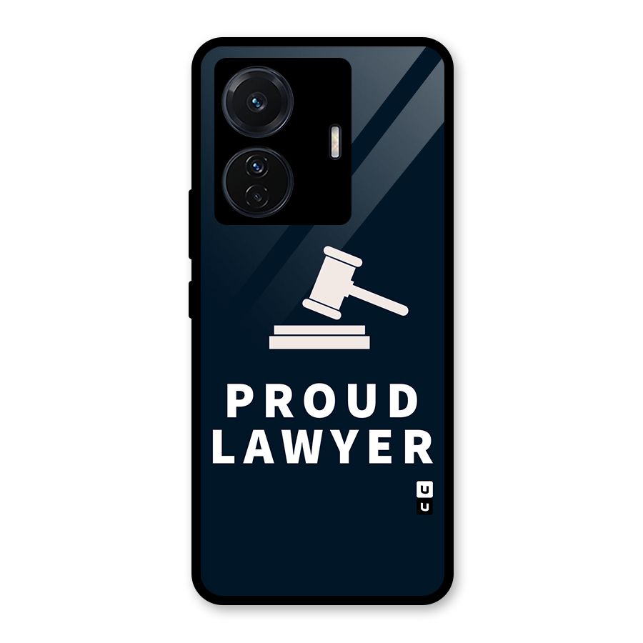Proud Lawyer Glass Back Case for Vivo iQOO Z6 Pro