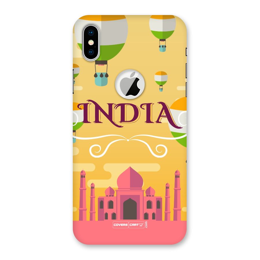 Proud To Be Indian Back Case for iPhone XS Logo Cut